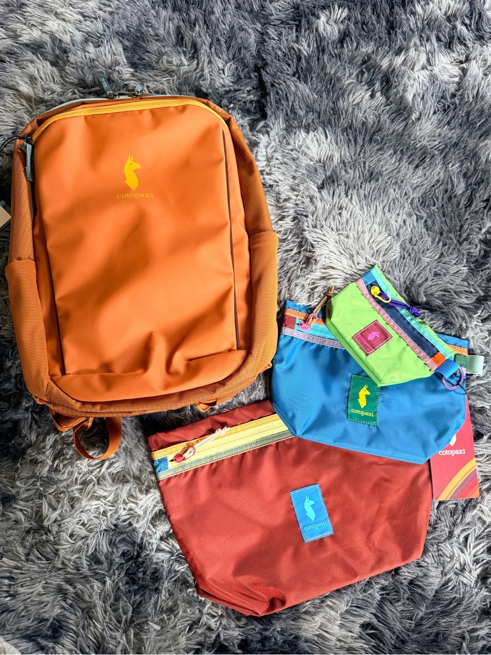 cotopaxi whisky Backpack with Multi-Color Accessory Pouches NWT